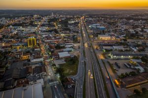 Vista aérea de Araucária 