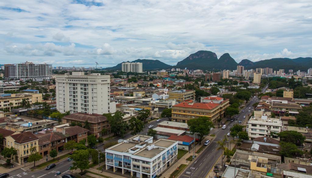 Cidade de Almirante Tamandaré no Paraná, Brasil