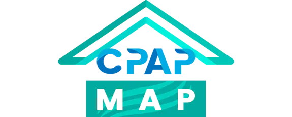 Logotipo da CPAP MAP, case de presença digital desenvolvido pela Booom Criative.