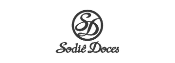 Logotipo da Sodiê Doces, cliente da BOOOM Criative.