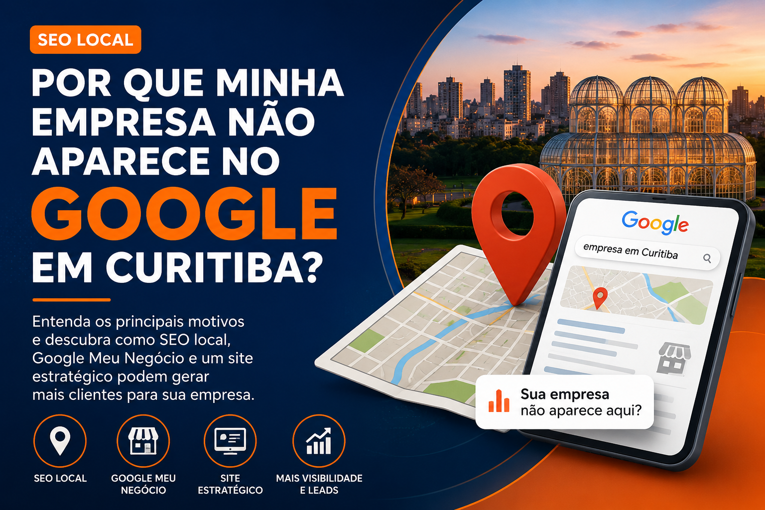 Por Que Minha Empresa Não Aparece no Google em Curitiba