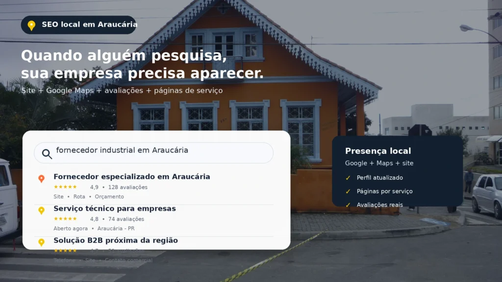 Como Aparecer no Google em Araucária/PR?