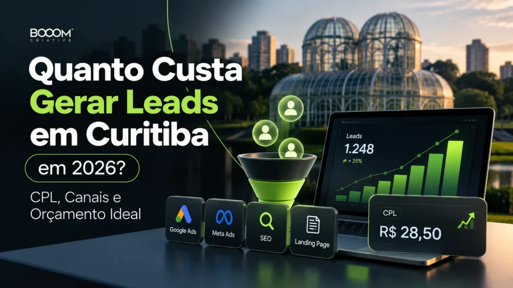 Quanto Custa Gerar Leads em Curitiba em 2026? CPL, Canais e Orçamento Ideal